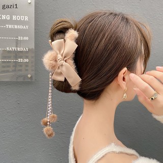[gazi1] Móng Vuốt Sang Trọng Nơ sel Kẹp Tóc Móng Vuốt Tốt Nhất Cho Tóc Dày Phụ Kiện Nữ Móng Vuốt Tóc Mới Cửa Hàng Mùa Đông Dễ Thương