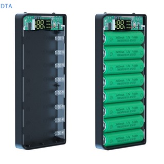 Hộp Sạc Nhanh dta qc / pd 8x18650 Có Màn Hình lcd Tiện Dụng