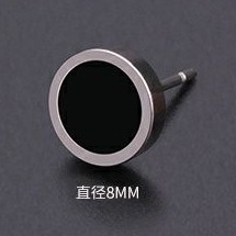 Bông tai thép titan thời trang Bộ kết hợp nam không phai màu đơn giản