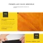 ORDOBOX 1 Cặp Hàn An Ninh, Da Bò Cách Nhiệt Chống Nóng, Nhiệt Độ Cao Kéo Dài Cánh Tay Thợ Hàn Bảo Vệ Lao Động Mặc Phản Ứng
