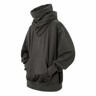 Áo hoodie Ninja Tay Dài Cổ Cao Phong Cách Hiphop Đường Phố Hàn Quốc Cho Nam