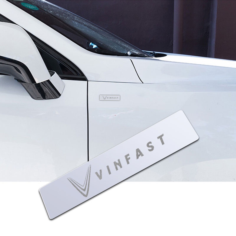 Nhãn Dán logo 3d Bằng Kim Loại Tráng Gương Trang Trí Xe Hơi vf 8 Vfd 9 Vfd e34 lux a fadil president sa vf e34