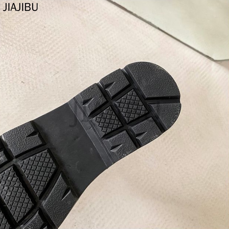 Size 34-44 Giày Nữ Cỡ Lớn Giày Da Học Sinh Phong Cách Anh Quốc Giày Đồng Phục 43 JK Màu Đen Thick Heel Lolita Shoes Korean Fashion Platform Mary Jane Shoes Doll Shoes Anti-slip Round Toe Leather Shoes Giày Công Chúa Giản Dị Phong Cách Preppy Giày Cosplay