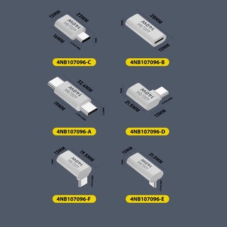 Bộ chuyển đổi ez Type-C 140W 40G 8K Đầu nối UsbC cho máy tính xách tay Điện thoại thông minh và máy tính bảng Sạc tốc độ và truyền dữ liệu
