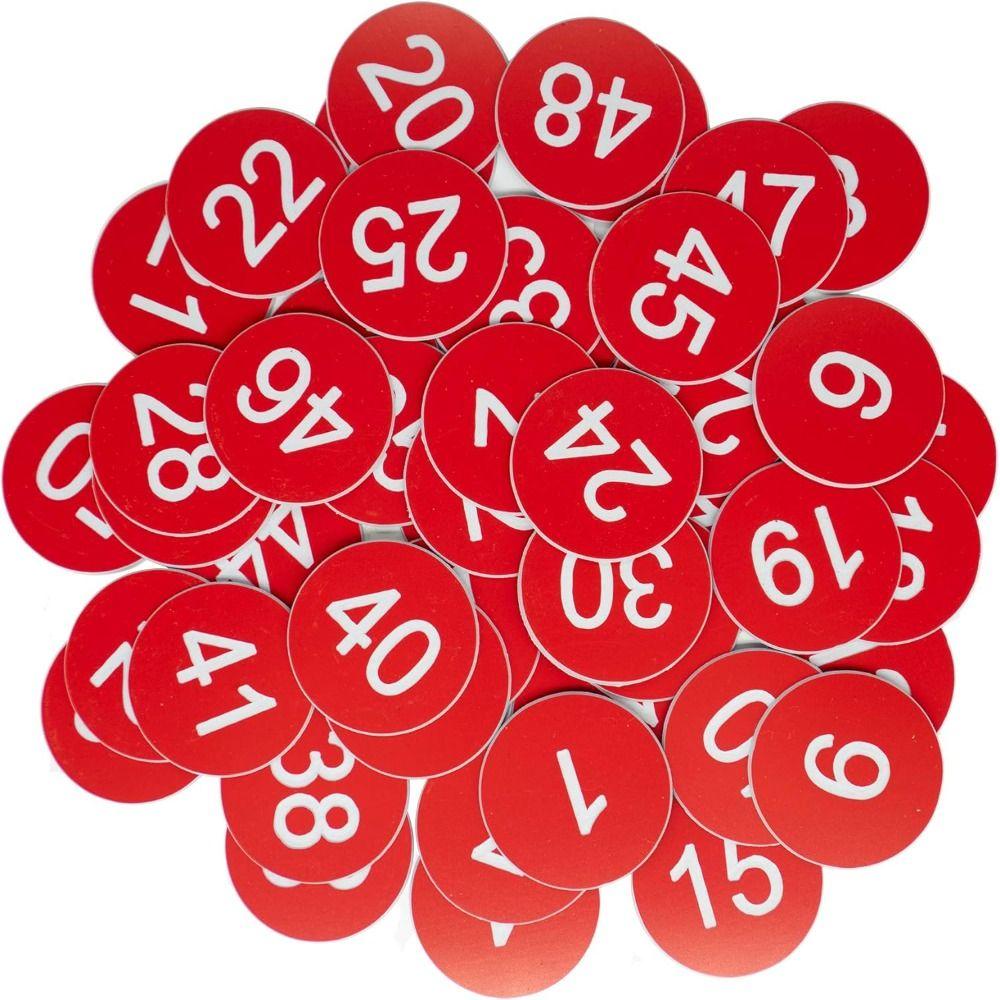 Jigk 50 CÁI Thẻ Số Nhựa, Số xếp hàng nhà hàng mỏng Flimsy, Nhựa Nhẹ Bền
