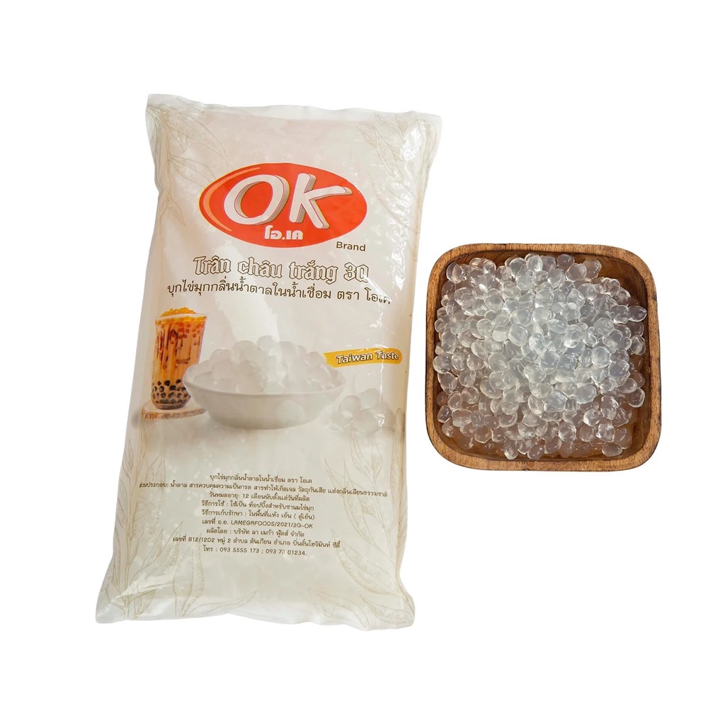 Trân châu 3Q hiệu OK nguyên vị/olong bịch 2kg