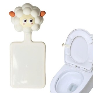 Dụng cụ nâng nắp bồn cầu ROOMYCO, Thiết bị nâng nắp bồn cầu chống bụi bẩn hình cừu / chó, Dụng cụ phòng tắm Nắp lật