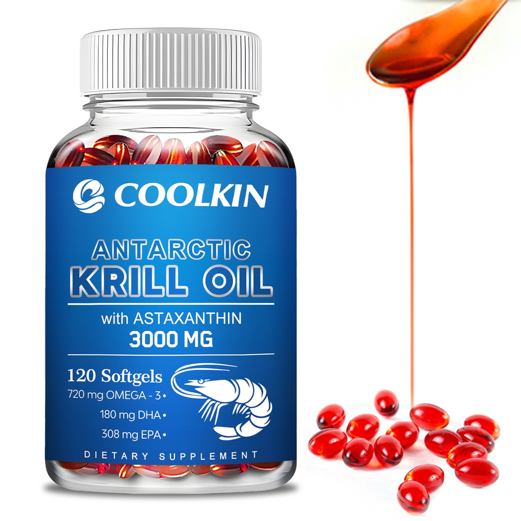 Dầu Krill Bổ Sung Coill - Dầu Krill Nam Cực 3000 mg, Dầu Omega 3 Với ...