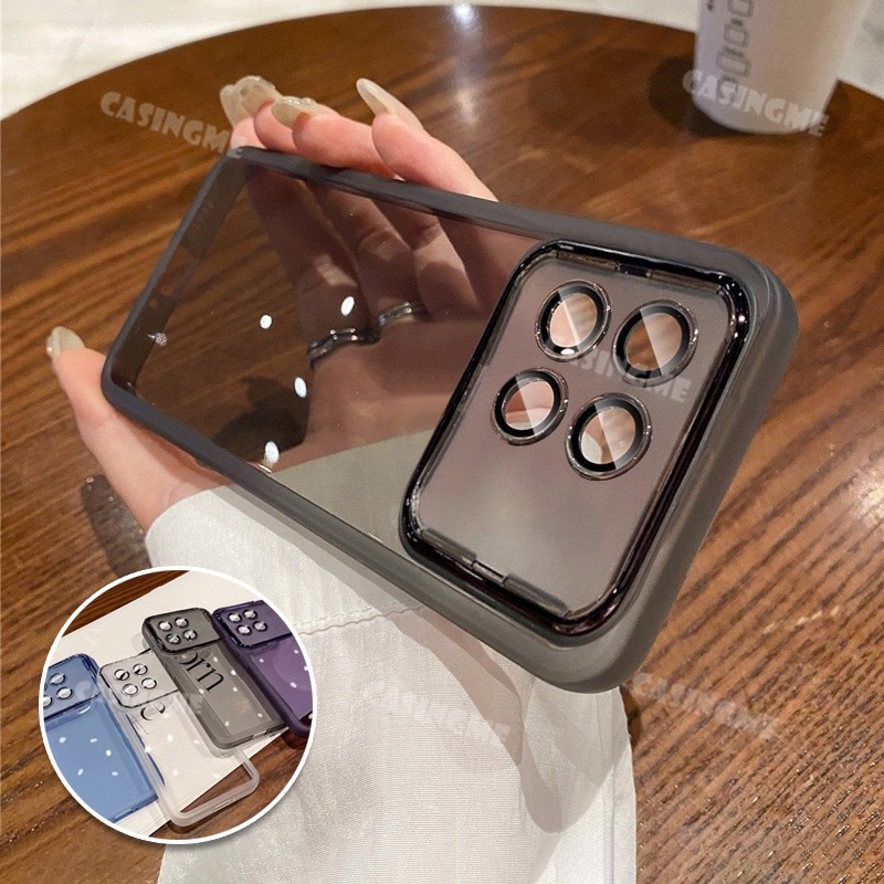 Ốp Điện Thoại Silicon Mềm Trong Suốt Mạ Điện Cho Poco X6 Pro 5G 2024 Poco X6Pro PocoX6Pro 5G Redmi K70 X6 Pro K70E