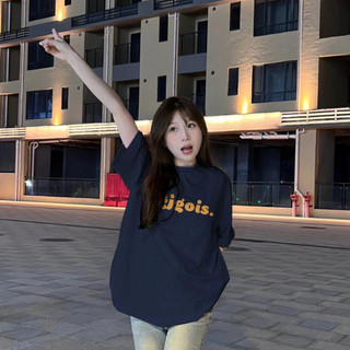 HIIXIIVI Áo Thun 100% cotton Tay Ngắn Cổ Tròn Thời Trang Mùa Hè Phong Cách Hàn Quốc Cho Nữ