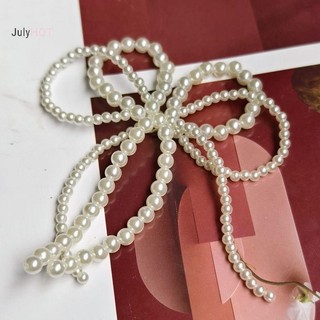 Julyhot Ngọc Trai Thanh Lịch Nơ Quyến Rũ Để Làm Đồ Trang Sức DIYs Móc Khóa Vòng Cổ Bông Tai Thủ Công Khóa Giày Phụ Kiện Trang Trí Massivedeals