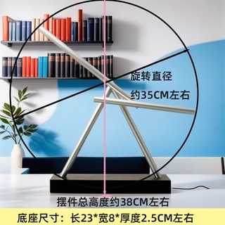 Hỗn loạn Con lắc Chuyển động vĩnh viễn Máy tiện Người sắt Cùng phong cách Newton Con lắc Bóng Đồ trang trí sáng tạo Kinh doanh Trang trí nhà cửa Đế gỗ thật