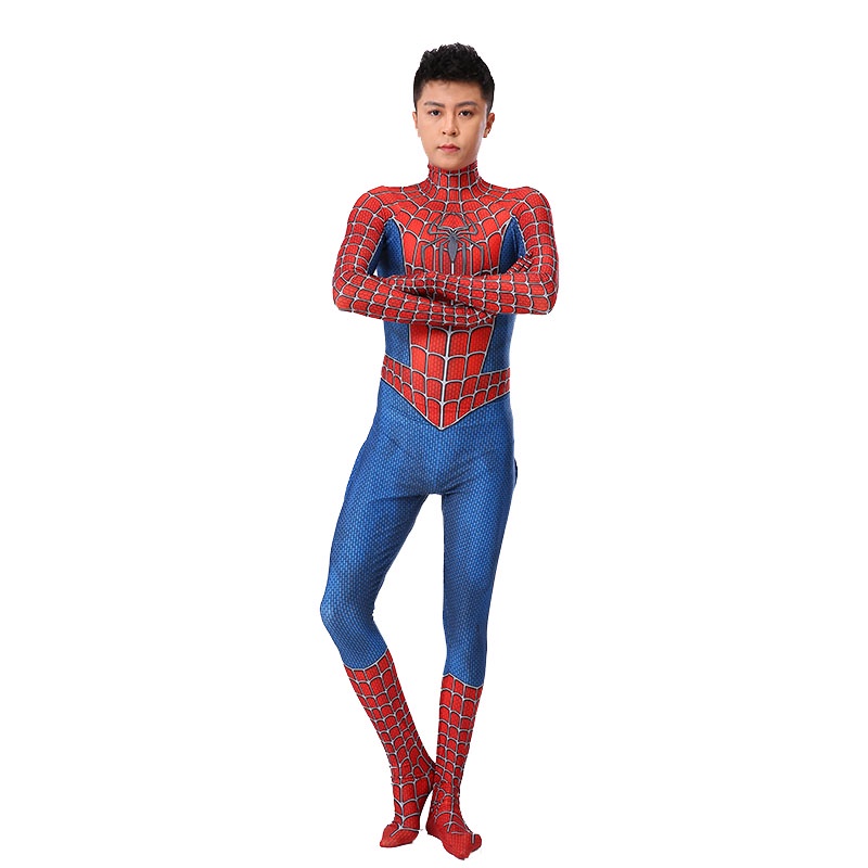 Raimi Spider-Man cosplay costume cho người lớn và trẻ em, phù hợp Halloween