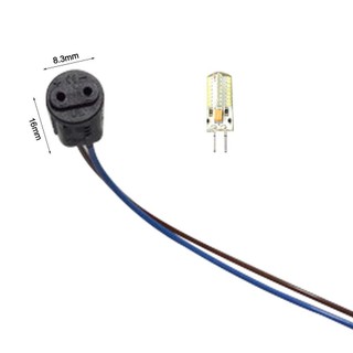 Giá đỡ bóng đèn NOTE1 kết nối dây đầu gốm, dùng cho LED/Halogen G4/G5.3/G9 10cm