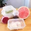 Bộ 6 Miếng Silicone Bọc Thực Phẩm Cao Cấp - Nắp đậy màng Silicon bảo quản thức ăn Dày Dặn Độ Co Giãn Tốt