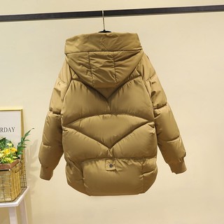 Áo Khoác Phao Đệm Dày Dáng Ngắn Phong Cách Mới Mùa Đông 2023 Cho Nữ