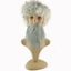 DELMER Nam Giả Râu Giả Tóc Giả, Tóc Giả Xoăn Lông Tơ Râu, Thời Trang Ngộ nghĩnh Afro Sân Khấu Halloween Cosplay Tóc Giả Trang Điểm Đảng