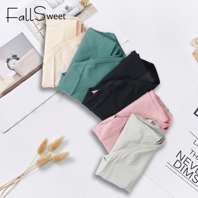 FallSweet 5 Chiếc Quần Lót Cotton Quần Đùi Cao Cấp Màu Trơn Thoáng Khí Quần Lót Mềm Plus Kích Thước