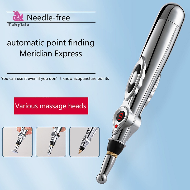 Điện Châm Cứu Điểm Massage Bút Giảm Đau Laser Điện Tử Kinh Tuyến Năng Lượng Bút Cơ Thể Lưng Cổ Chân Máy Mát Xa [MỚI]