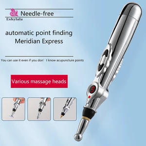 Điện Châm Cứu Điểm Massage Bút Giảm Đau Laser Điện Tử Kinh Tuyến Năng Lượng Bút Cơ Thể Lưng Cổ Chân Máy Mát Xa [MỚI]