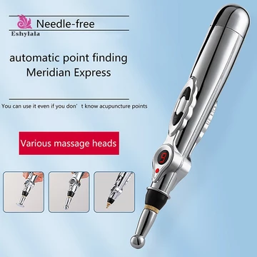 Điện Châm Cứu Điểm Massage Bút Giảm Đau Laser Điện Tử Kinh Tuyến Năng Lượng Bút Cơ Thể Lưng Cổ Chân Máy Mát Xa [MỚI]