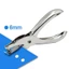 Đục lỗ giấy dụng cụ đục lỗ đơn kẹp bấm lỗ giấy refill sổ còng cầm tay tiện dụng kìm bấm lỗ kim loại 0.6mm GIOVA