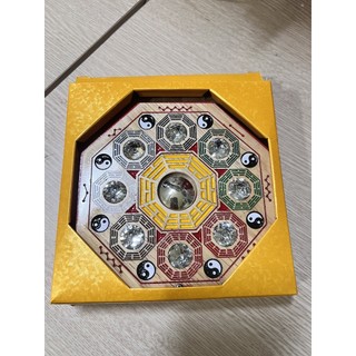 Gương Bát Quái Cửu Cung Ngũ Hành Gỗ Đào Trừ Tà Trấn Trạch