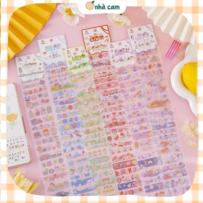 Sticker Bảng Dài Nhí Nhũ Nhà Cam | Shopee Việt Nam