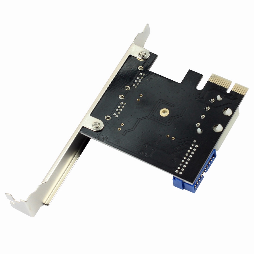 Bộ Chuyển Đổi usb 3 pcie 2 Cổng usb Sang pcie x1 20pin usb3.0 pcie Thẻ