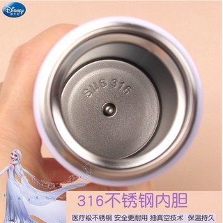 Frozen Trẻ Em Bình Giữ Nhiệt Học Sinh Tiểu Học Chuyên Dụng 316 Thực Phẩm Bé Gái Bình Nước Uống Trực Tiếp Disney