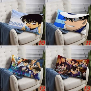 Conan Edogaw Hình Chữ Nhật Gối Thám Tử Lừng Danh Conan Một Mặt In Hình Đệm Polyester Trang Trí Sofa Nhà (Không Có Lõi)