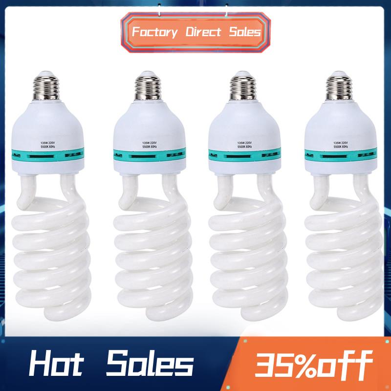 Lampadine LED 45W 5500K E27 - 4 Pezzi Per Studio Fotografico - Foto 10