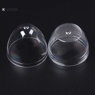Kuzhen Set 5 Hộp Rỗng Trong Suốt Đựng Mút Trang Điểm Hình Trứng