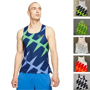 Nam Chạy Bộ Thể Thao Singlet Nhanh Khô Top Không Tay Singlet Co Giãn Thể Thao Chạy Bộ Tập Gym
