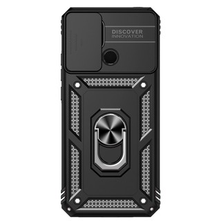 Dành Cho Redmi 10C 12C 10A 11A 9A 9C POCO C40 Ốp Lưng Có Trượt Camera Chống Rơi Hạng Nặng Bảo Vệ Xoay Vòng Chân Đế Mỏng Vỏ Điện Thoại