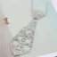 Cà Vạt Kim Cương Giả DARON, Cà Vạt Nữ Lấp Lánh Sáng Bóng, Vintage Kim Loại Tiếng Anh Quý Ông Phong Cách Công Sở Quan Hệ Tiệc Cưới