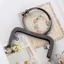 GUSTAVA Ví Khóa Khung, Túi Kim Loại Phần Cứng Ví Khung Kiss Clasp, Mini Vintage Túi Kiss Khóa Túi Làm