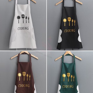 Tạp Dề Cao Cấp Chống Thấm Nước, Chống Bám Bẩn, có Miếng Lau Tay siêu thấm tiện lợi Myd.23