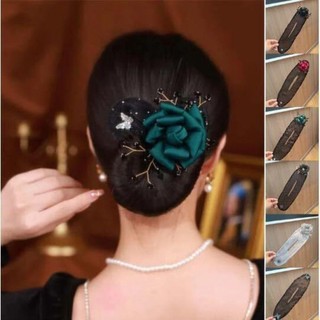 CLEARLINE Con Lăn Uốn Tóc, Phụ Kiện Tóc Nữ với Nơ và Dây Đeo Đầu, Kẹp Thời Trang_magic xoắn Kiểu Tóc