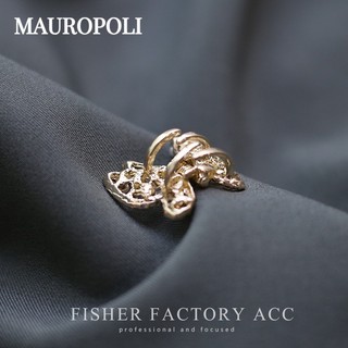 Mauropoli Kẹp tóc mini ngọc trai cổ điển kiểu Pháp, kẹp bướm nhỏ, phụ kiện tóc
