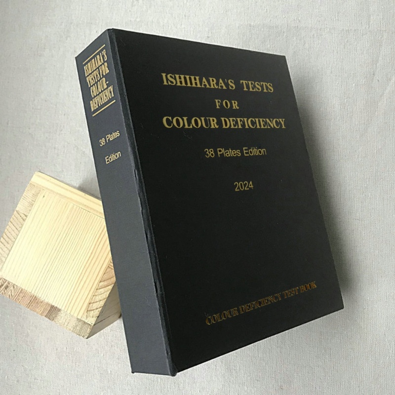 Kin Color Blindness Ishihara Biểu đồ kiểm tra thị lực Sách kiểm tra thiếu màu Optometry với biển số để kiểm tra