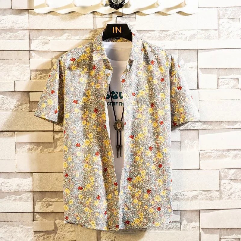 Áo Sơ Mi Nam Ngắn Tay In Hình Rồng 3d Thời Trang