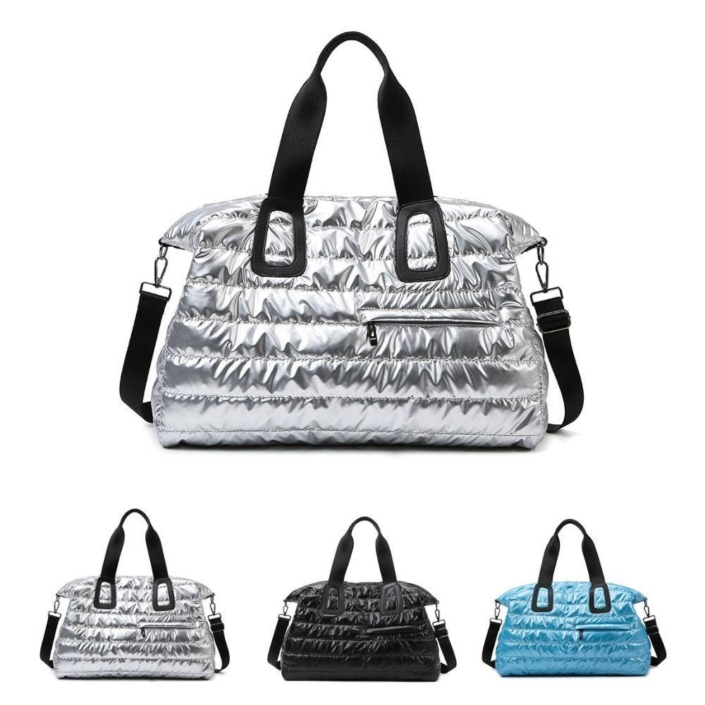 Gói Duffle WOAY, Túi xách chống nước có thể mở rộng, Tách ướt và khô có thể gập lại Túi Tote nhiều túi du lịch