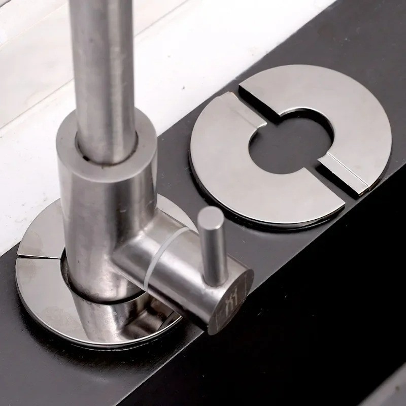Vỏ Bọc Ống Nước Bằng Thép Không Gỉ Mạ Chrome Tự Dính Tiện Dụng