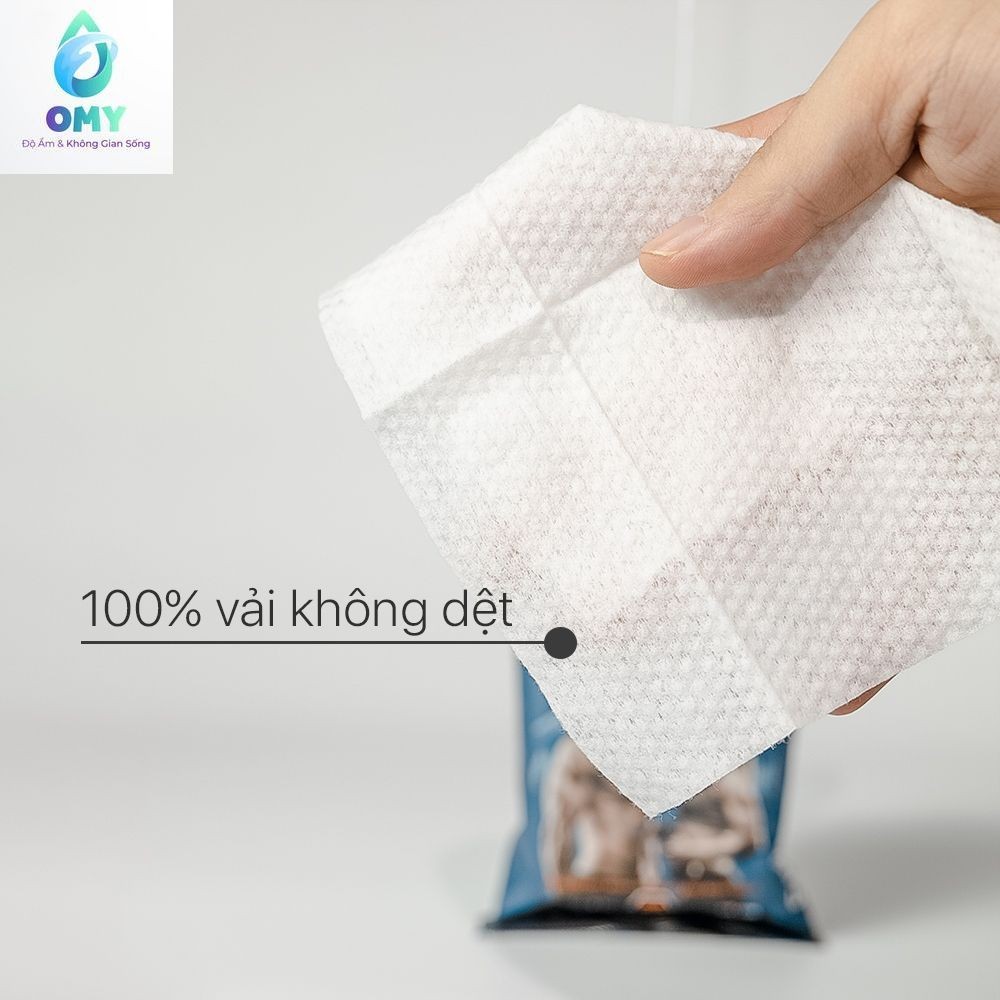 Gói khăn giấy ướt làm mát nhanh diệt khuẩn Sport EcoWipes gói 25 tờ hương bạc hà mát lạnh tỉnh táo