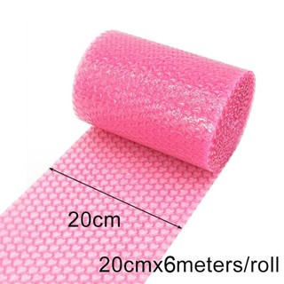 Bao bì đệm BAMBOOB 0,2 x 6M, Bộ đệm đóng gói chống sốc hình trái tim, giấy xốp dày dễ vỡ, cuộn thủy tinh