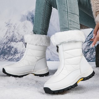 Giày Bốt Đi Tuyết cotton Chống Trượt Giữ Ấm Mùa Đông Cho Nữ Bo bo bo bo bo