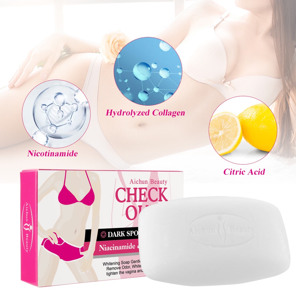 Xà Phòng Xóa Thâm Vùng Kín, Hết Viêm, Dưỡng Trắng Hồng Và Sát Khuẩn Vệ Sinh Vùng Kín Tuyệt Vời 100g [CHE TÊN]