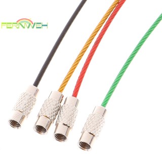 [fernweh] Set 10 Vòng Khóa Dây Cáp Bằng Thép Không Gỉ [Mới]