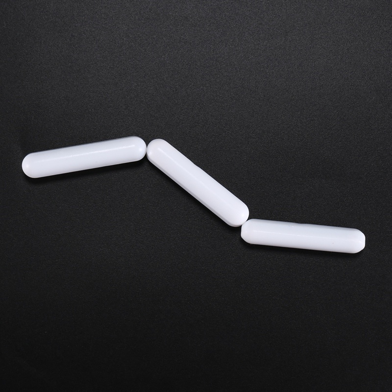 10 Miếng PTFE Máy Khuấy Từ Tính Trộn Thanh Khuấy Phòng Thí Nghiệm Thanh Khuấy Nam Châm Thanh Khuấy Từ Tính (8X40mm)